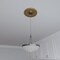 Ekena Millwork Berkshire PVC Ceiling Medallion (Canopies up to 5 3/4"), 13"OD x 3 1/2"ID x 3/4"P, Bright Coat Gold CMP13BEBGL - alternate 6